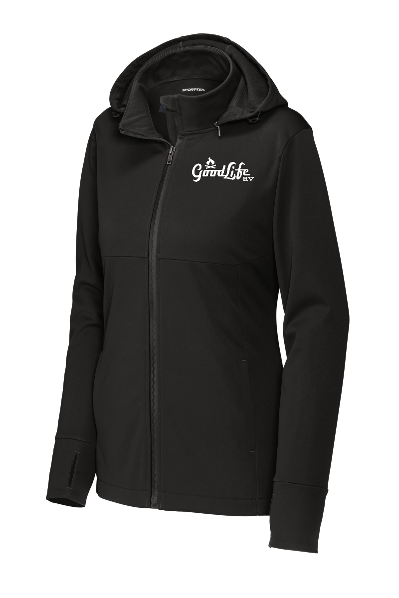 Sport-Tek® Women's Hooded Soft Shell Jacket - LST980 - EMB