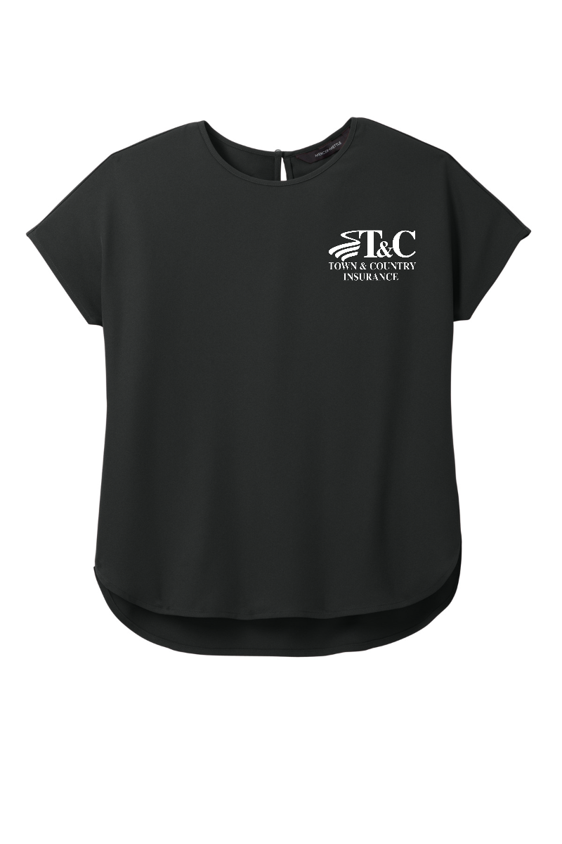 Mercer+Mettle® Women's Stretch Crepe Crew - MM2015 - T&C