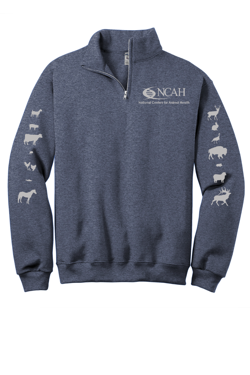 Jerzees® NuBlend® 1/4-Zip Cadet Collar Sweatshirt - 995M - SP - USDA
