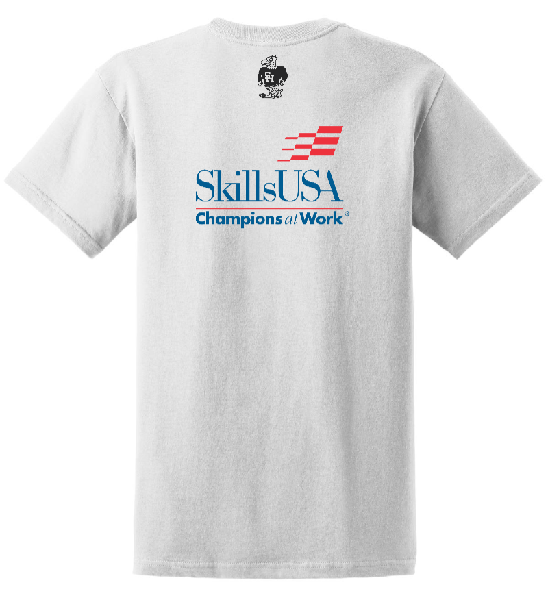 Gildan® Ultra Cotton® 100% US Cotton T-Shirt - 2000 - Skills USA - DTF