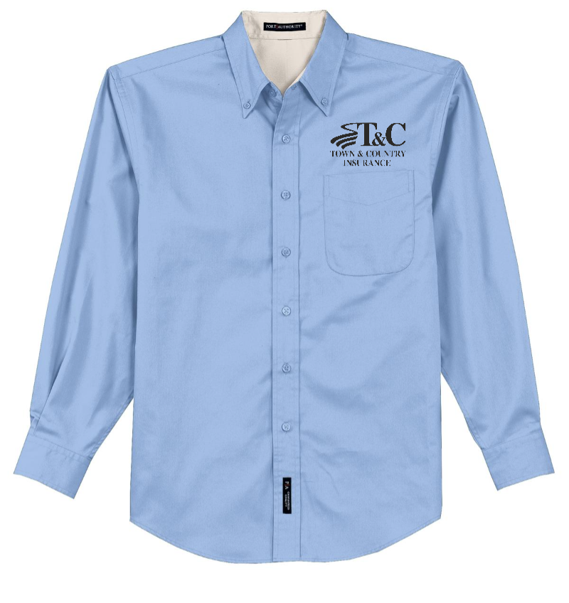 Extended Sizes - Port Authority Tall Long Sleeve Easy Care Shirt - TLS608 - T&C
