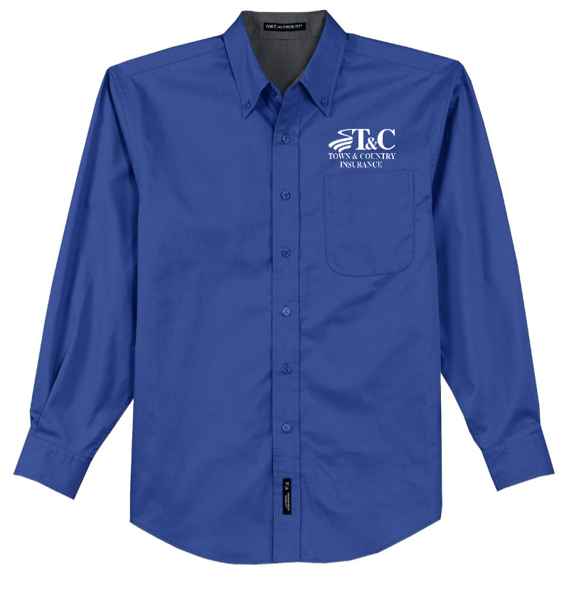 Extended Sizes - Port Authority Long Sleeve Easy Care Shirt - S608 - T&C