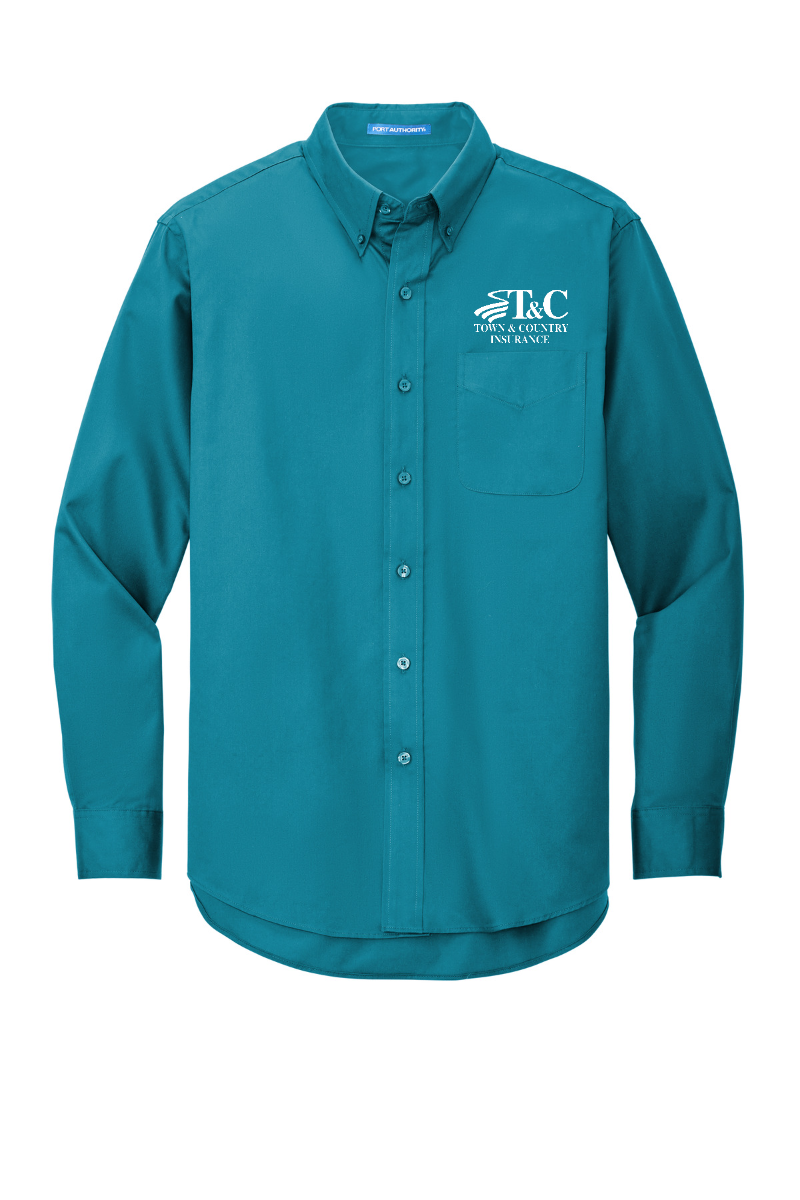 Extended Sizes - Port Authority Long Sleeve Easy Care Shirt - S608 - T&C