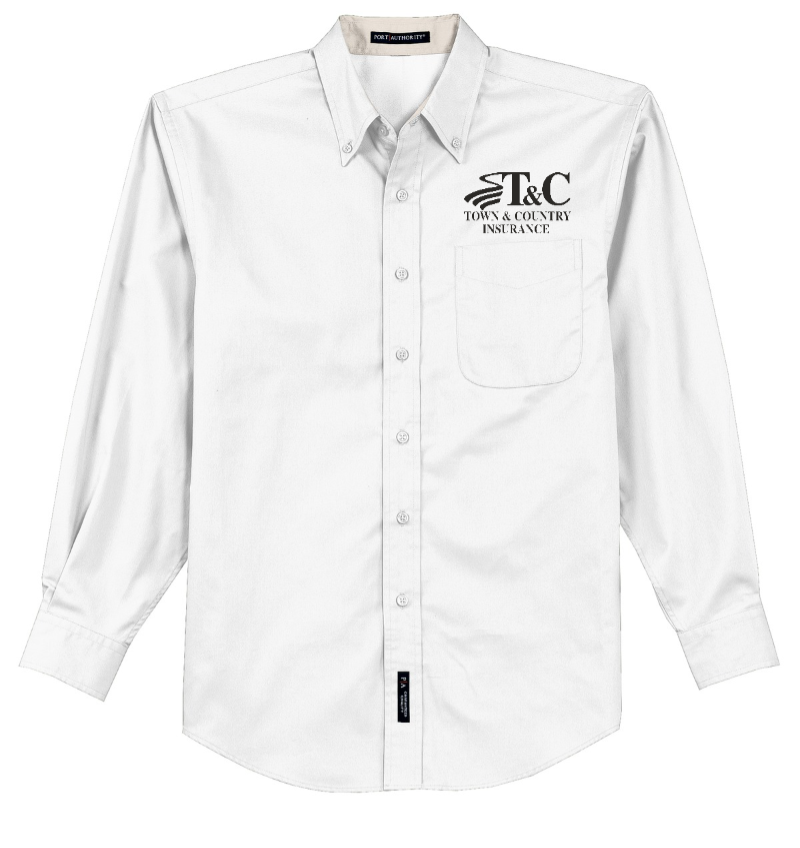 Extended Sizes - Port Authority Tall Long Sleeve Easy Care Shirt - TLS608 - T&C