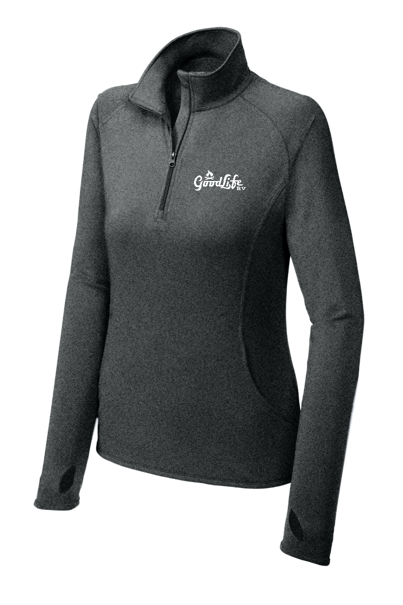 Women's Sport-Wick® Stretch 1/4-Zip Pullover - LST850 - EMB