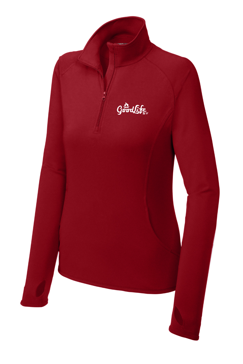Women's Sport-Wick® Stretch 1/4-Zip Pullover - LST850 - EMB