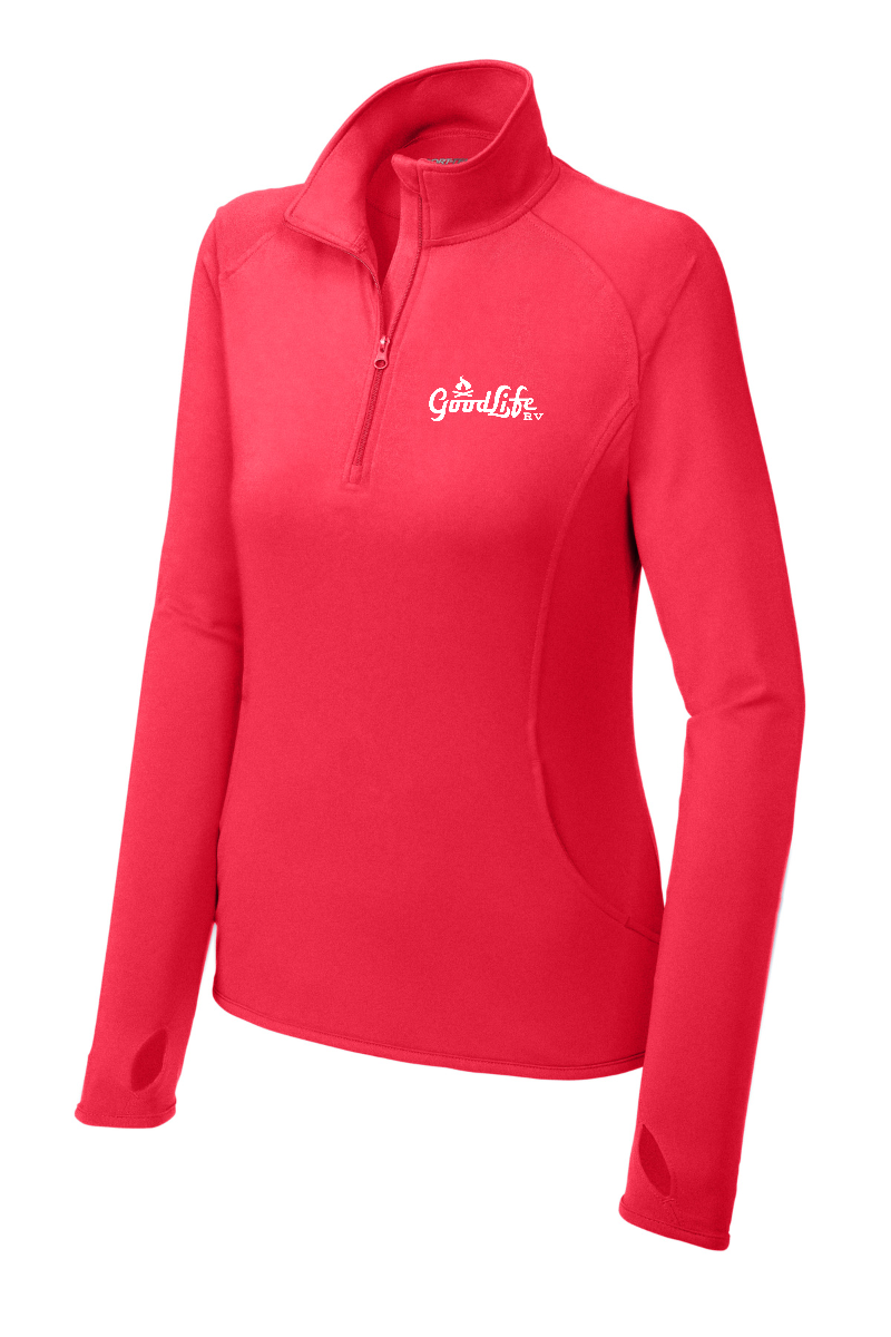 Women's Sport-Wick® Stretch 1/4-Zip Pullover - LST850 - EMB