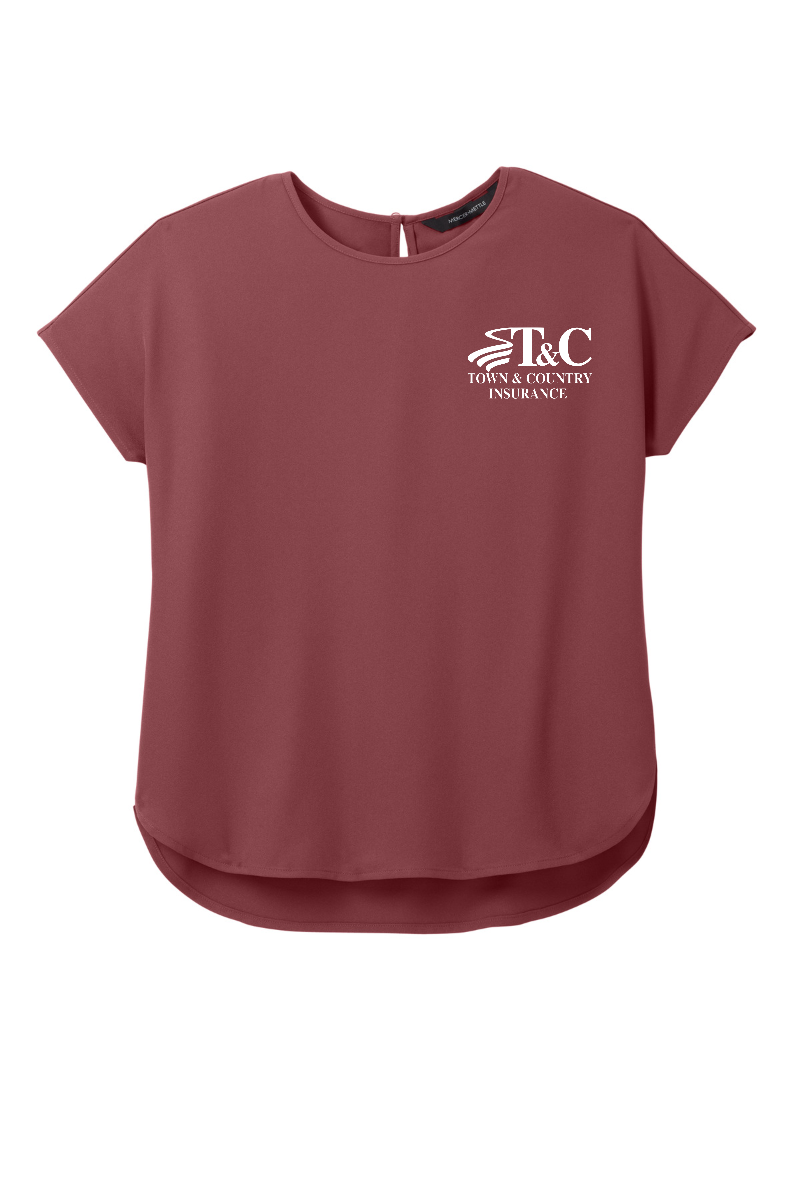 Mercer+Mettle® Women's Stretch Crepe Crew - MM2015 - T&C