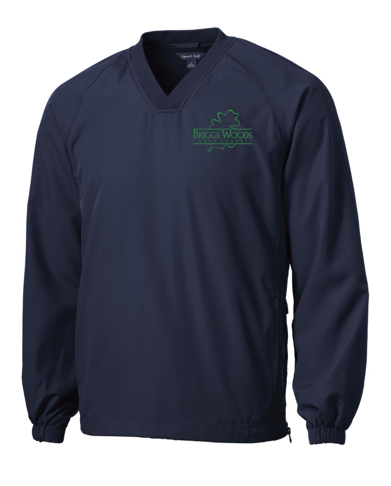 Sport-Tek® V-Neck Raglan Wind Shirt - JST72