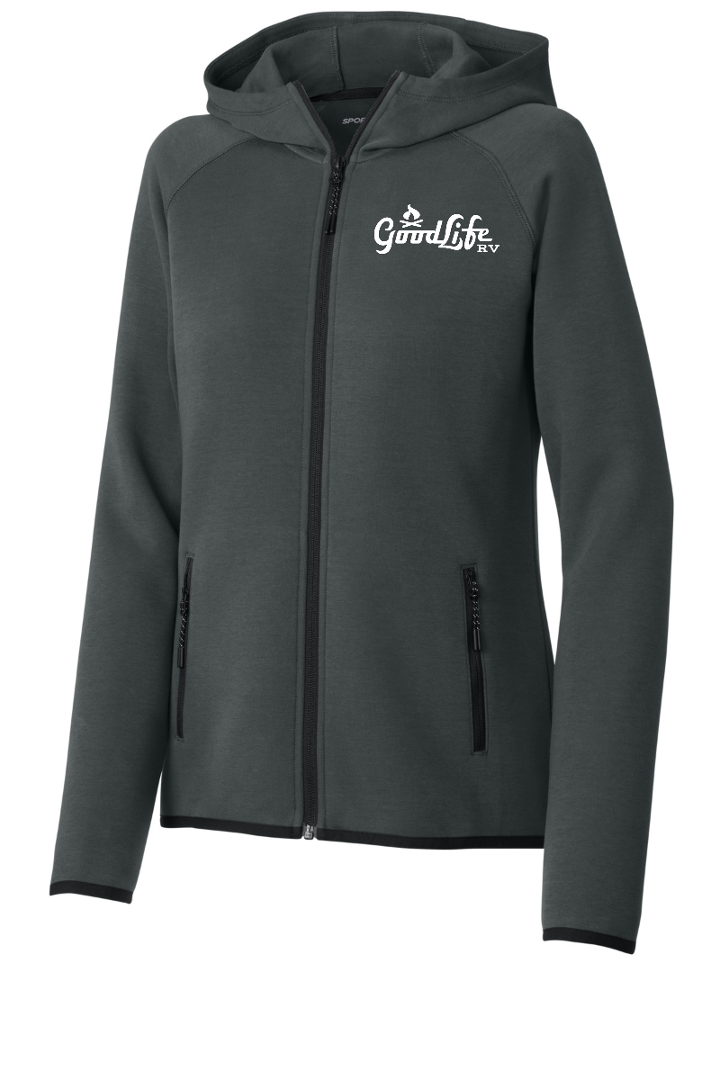 Sport-Tek® Women’s Phenom Full-Zip Hoodie - LST840 - EMB