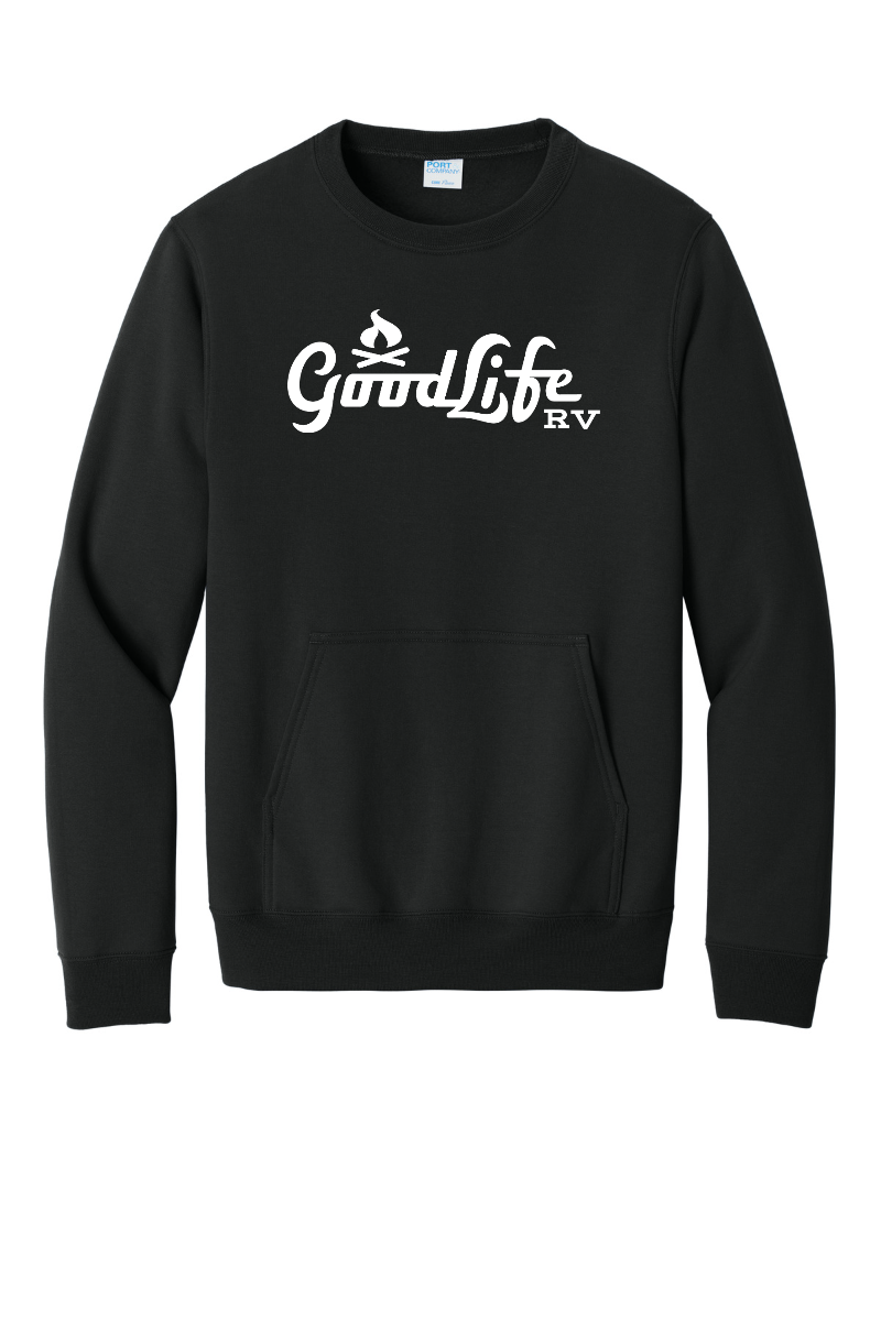 Port & Company® Core Fleece Crewneck Pocket Sweatshirt - PC78PKT - DTF