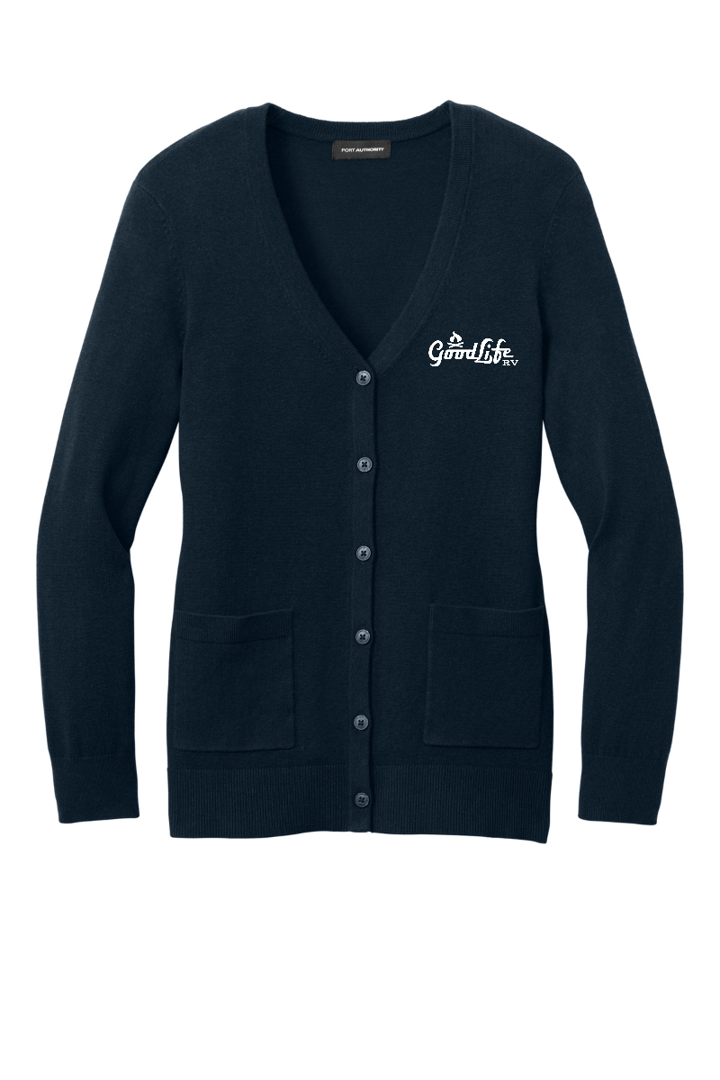Port Authority® Women’s Easy Care Button-Up Cardigan Sweater - LSW4150 - EMB