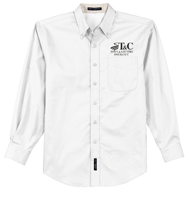 Extended Sizes - Port Authority Long Sleeve Easy Care Shirt - S608 - T&C