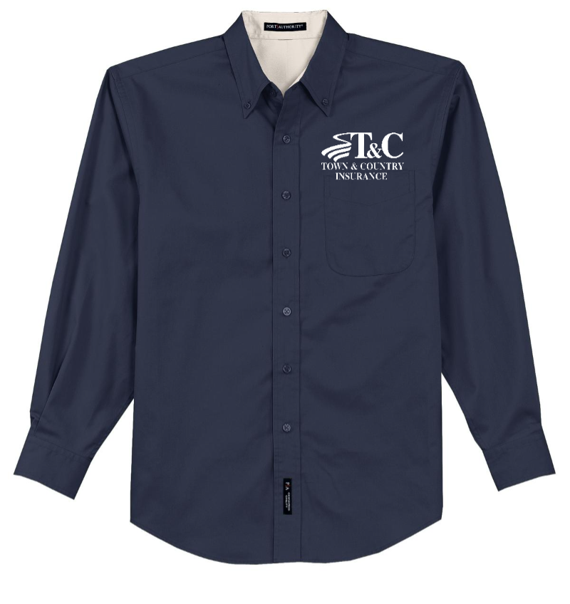 Extended Sizes - Port Authority Tall Long Sleeve Easy Care Shirt - TLS608 - T&C
