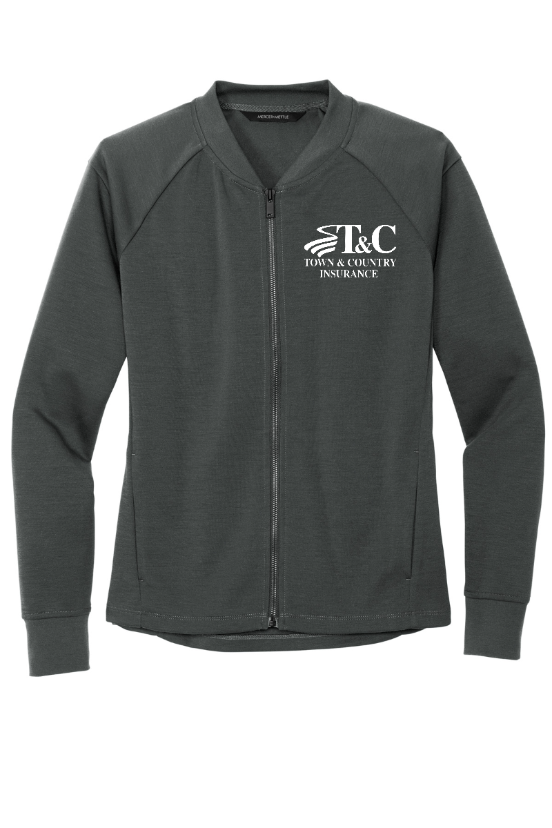 Mercer+Mettle® Women's Double-Knit Bomber - MM3001 - T&C