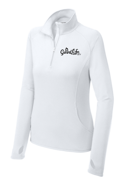 Women's Sport-Wick® Stretch 1/4-Zip Pullover - LST850 - EMB