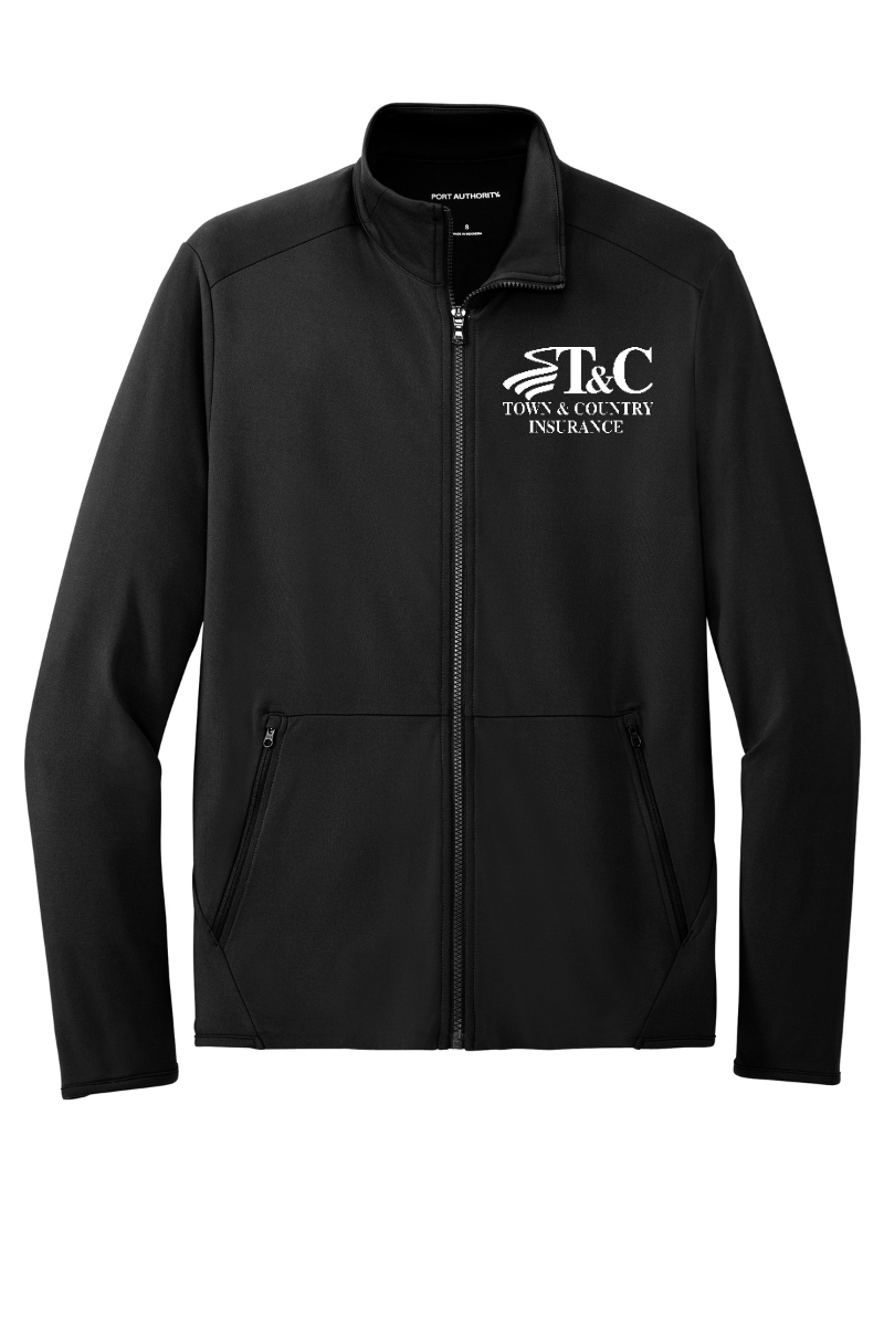 Extended Sizes - Port Authority Accord Stretch Fleece Full-Zip - K595 - T&C