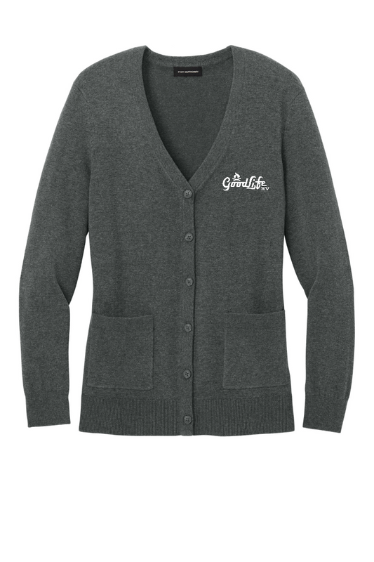 Port Authority® Women’s Easy Care Button-Up Cardigan Sweater - LSW4150 - EMB