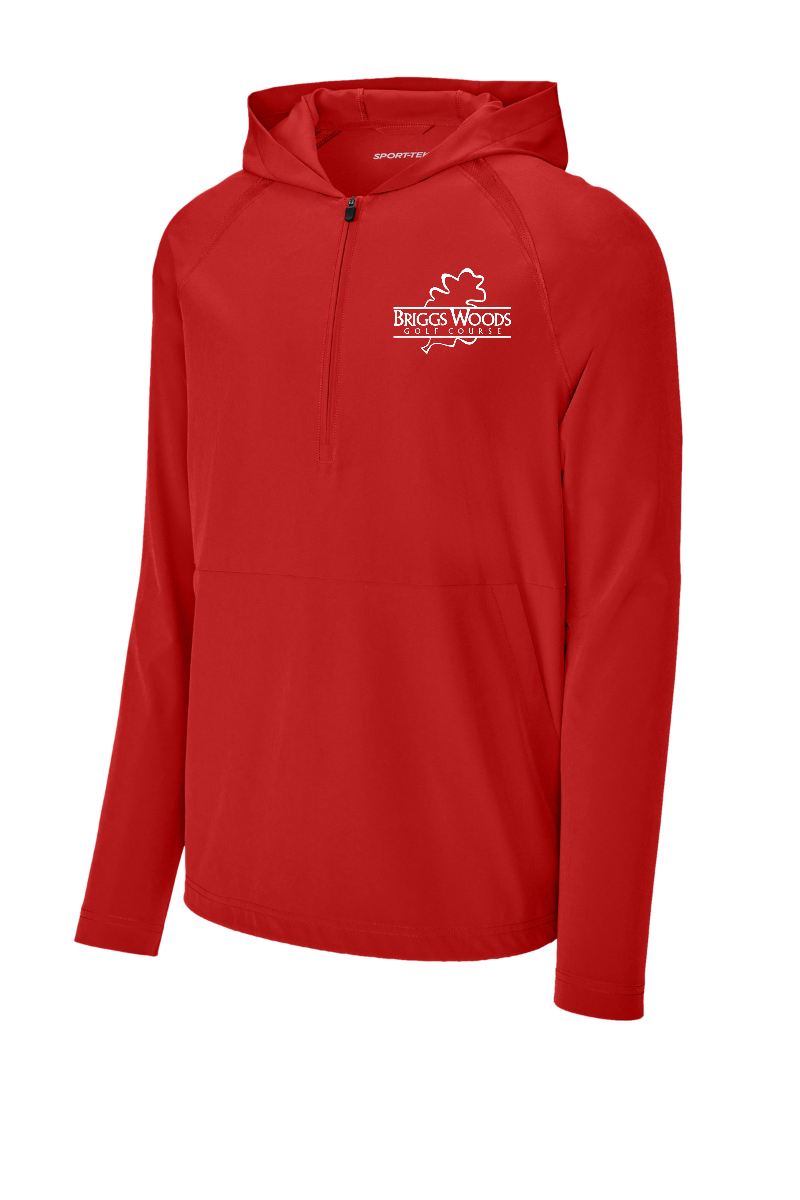 Sport-Tek® Repeat 1/2-Zip Long Sleeve Hooded Jacket - JST488