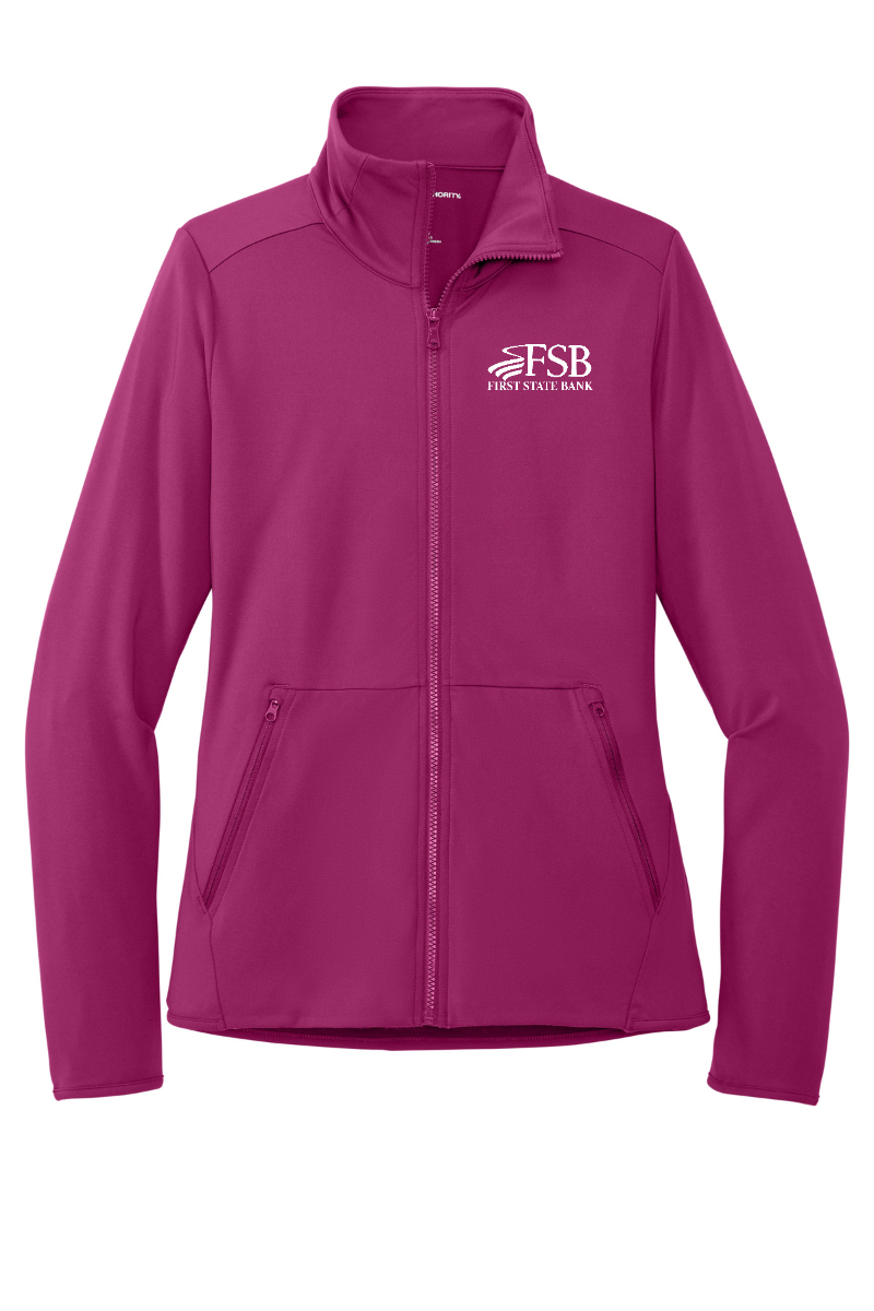 Port Authority Ladies Accord Stretch Fleece Full-Zip - LK595 - FSB