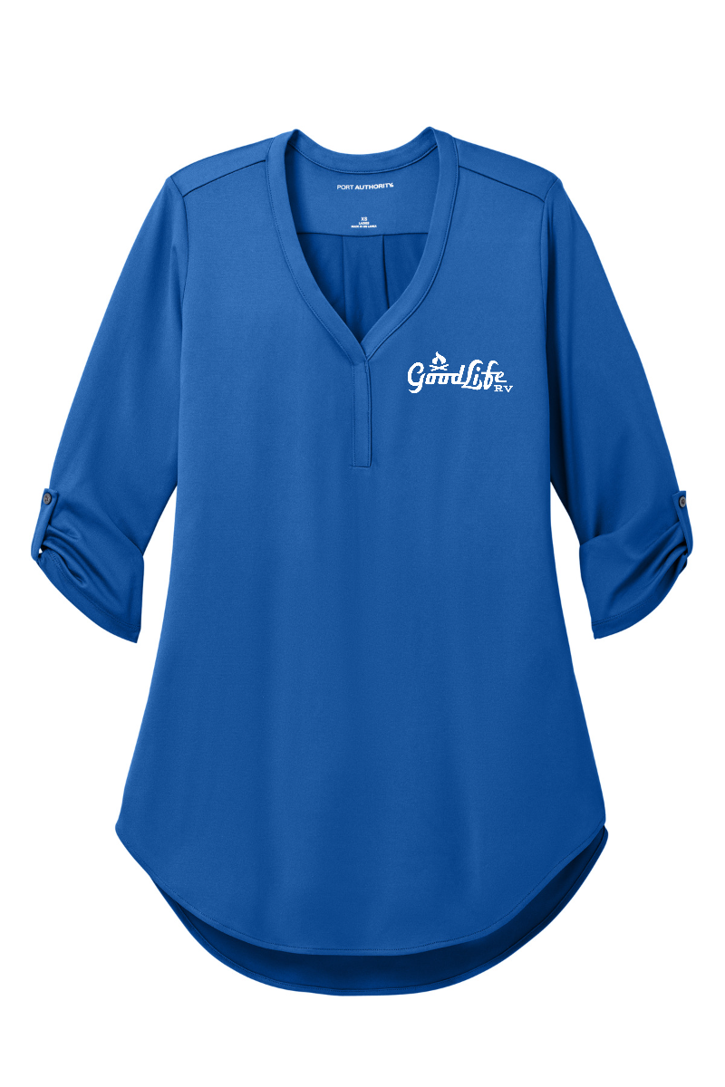 Port Authority® Women's City Stretch 3/4-Sleeve Tunic - LK6840 - EMB