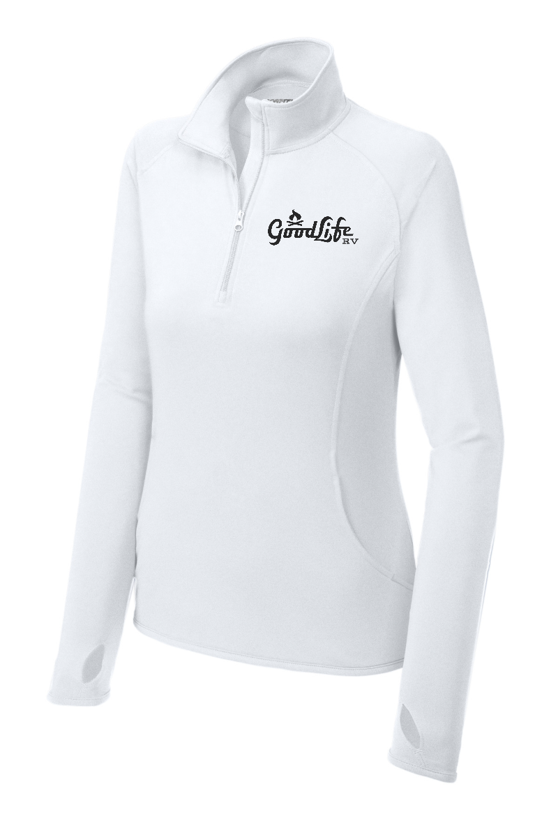 Women's Sport-Wick® Stretch 1/4-Zip Pullover - LST850 - EMB