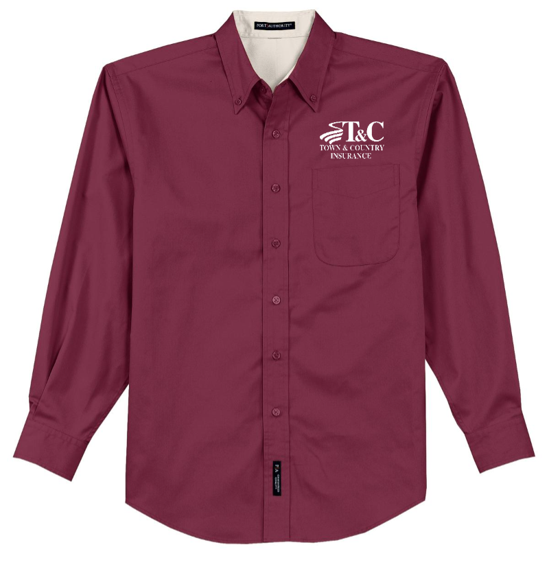 Extended Sizes - Port Authority Long Sleeve Easy Care Shirt - S608 - T&C