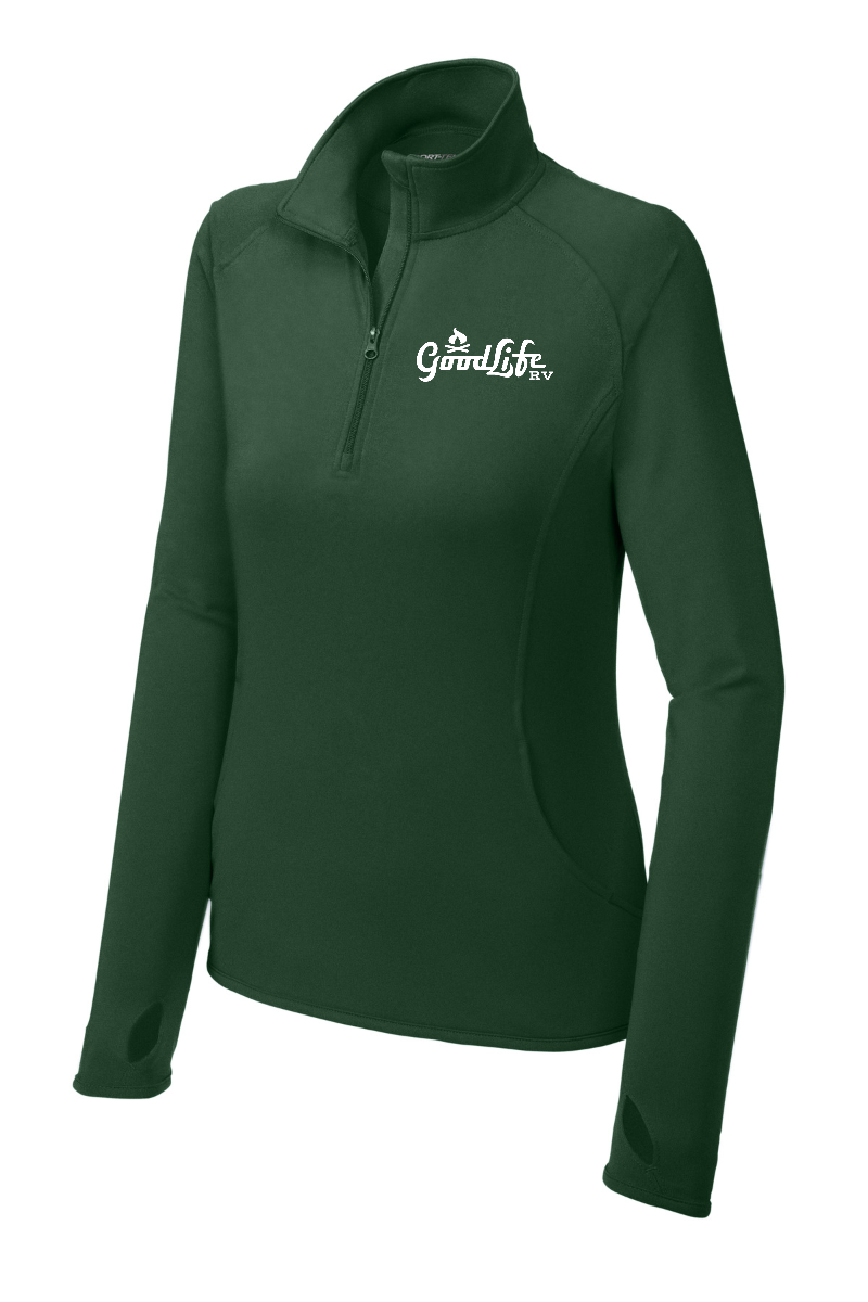 Women's Sport-Wick® Stretch 1/4-Zip Pullover - LST850 - EMB