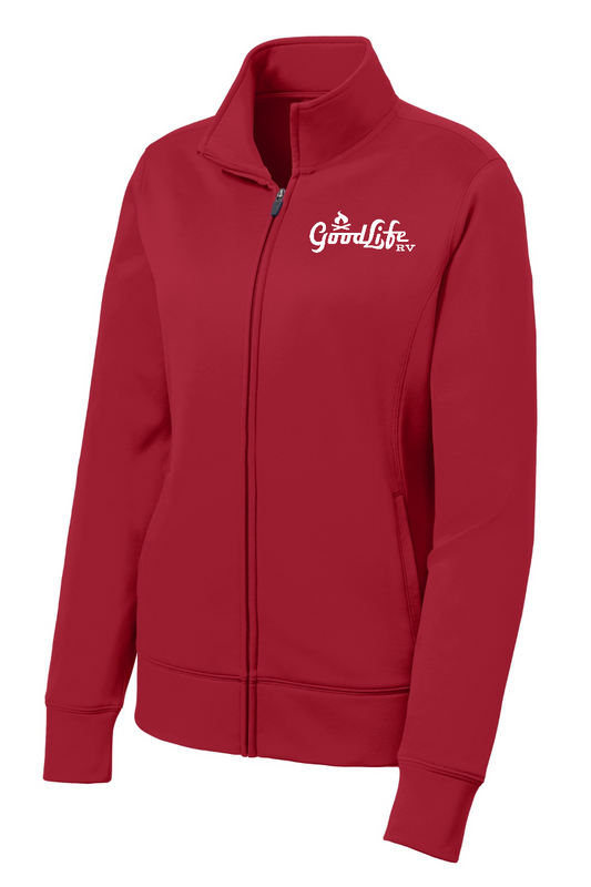 Sport-Tek® Women's Sport-Wick® Fleece Full-Zip Jacket - LST241 - EMB