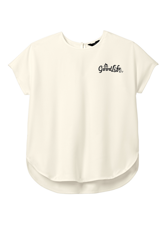 Mercer+Mettle Women's Stretch Crepe Crew - MM2015 - EMB