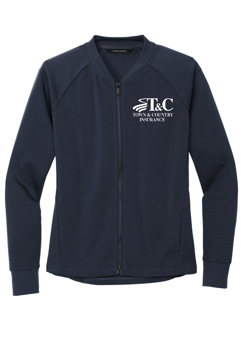 Mercer+Mettle® Women's Double-Knit Bomber - MM3001 - T&C