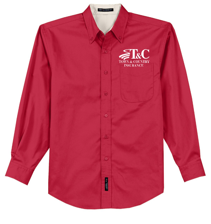 Extended Sizes - Port Authority Tall Long Sleeve Easy Care Shirt - TLS608 - T&C