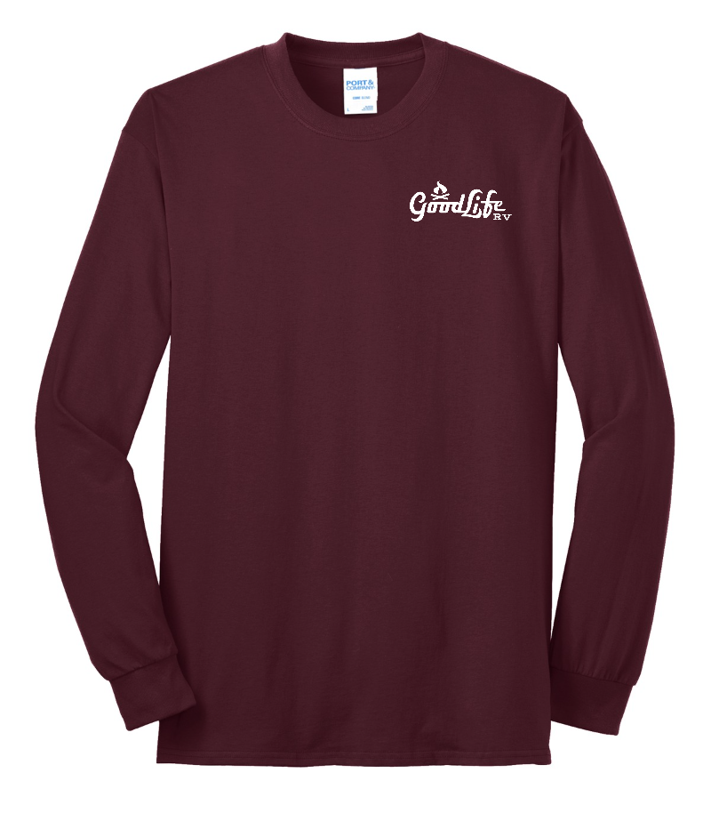 Port & Company® Tall Long Sleeve Core Blend Tee - PC55LST - DTF