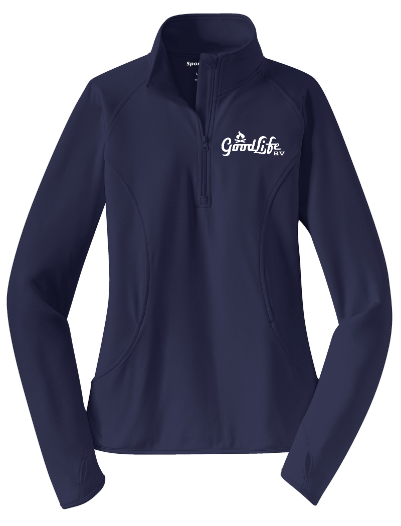 Women's Sport-Wick® Stretch 1/4-Zip Pullover - LST850 - EMB