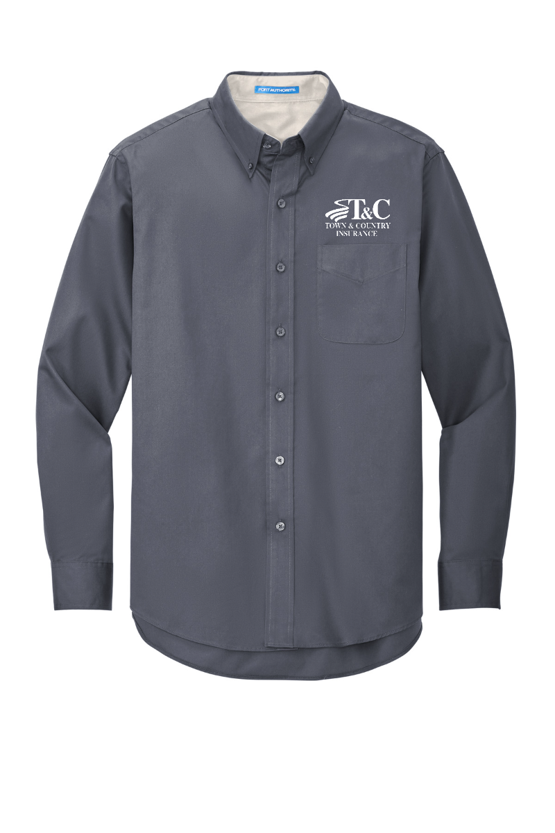 Extended Sizes - Port Authority Long Sleeve Easy Care Shirt - S608 - T&C