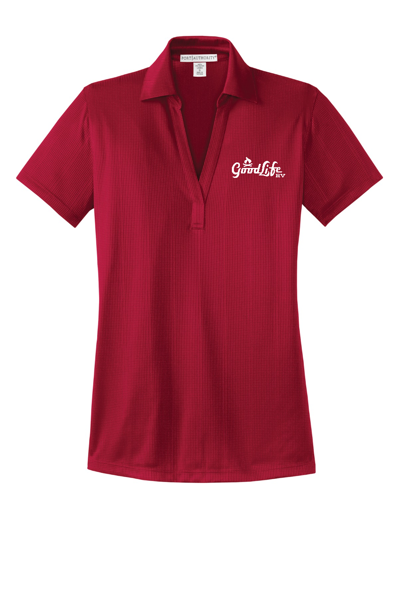 Port Authority Women's Performance Fine Jacquard Polo - L528 - EMB