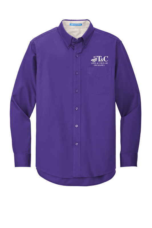 Port Authority Long Sleeve Easy Care Shirt - S608 - T&C