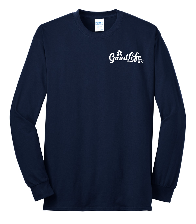 Port & Company® Tall Long Sleeve Core Blend Tee - PC55LST - DTF