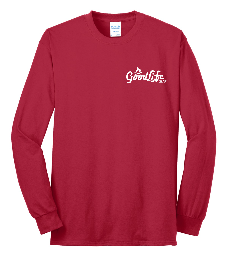 Port & Company® Tall Long Sleeve Core Blend Tee - PC55LST - DTF