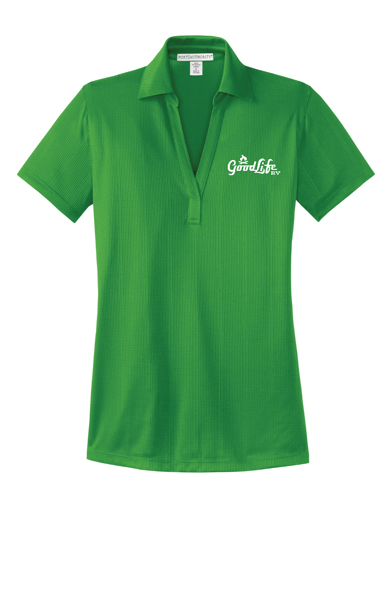 Port Authority Women's Performance Fine Jacquard Polo - L528 - EMB