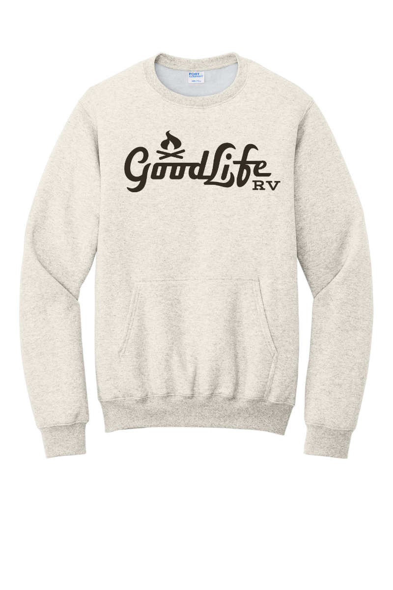 Port & Company® Core Fleece Crewneck Pocket Sweatshirt - PC78PKT - DTF