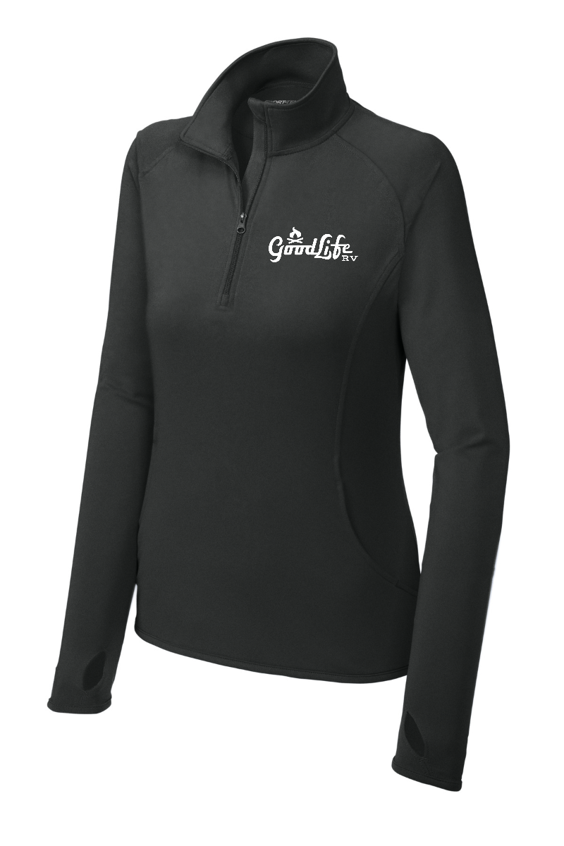 Women's Sport-Wick® Stretch 1/4-Zip Pullover - LST850 - EMB