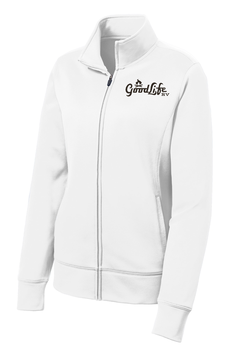 Sport-Tek® Women's Sport-Wick® Fleece Full-Zip Jacket - LST241 - EMB