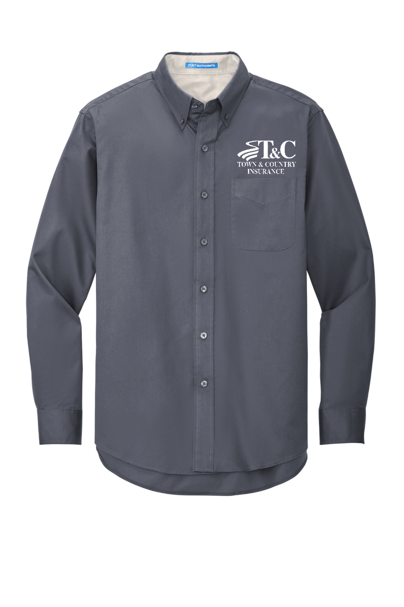 Extended Sizes - Port Authority Tall Long Sleeve Easy Care Shirt - TLS608 - T&C