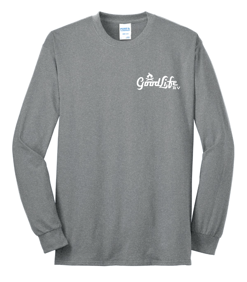 Port & Company® Tall Long Sleeve Core Blend Tee - PC55LST - DTF