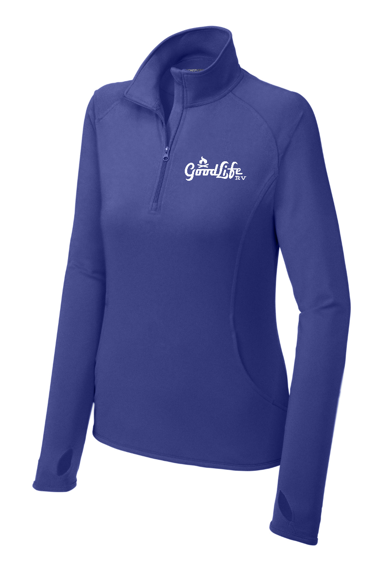 Women's Sport-Wick® Stretch 1/4-Zip Pullover - LST850 - EMB