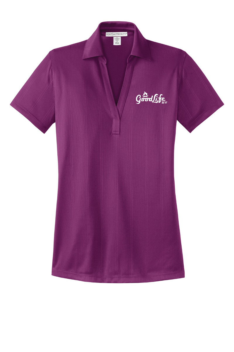 Port Authority Women's Performance Fine Jacquard Polo - L528 - EMB