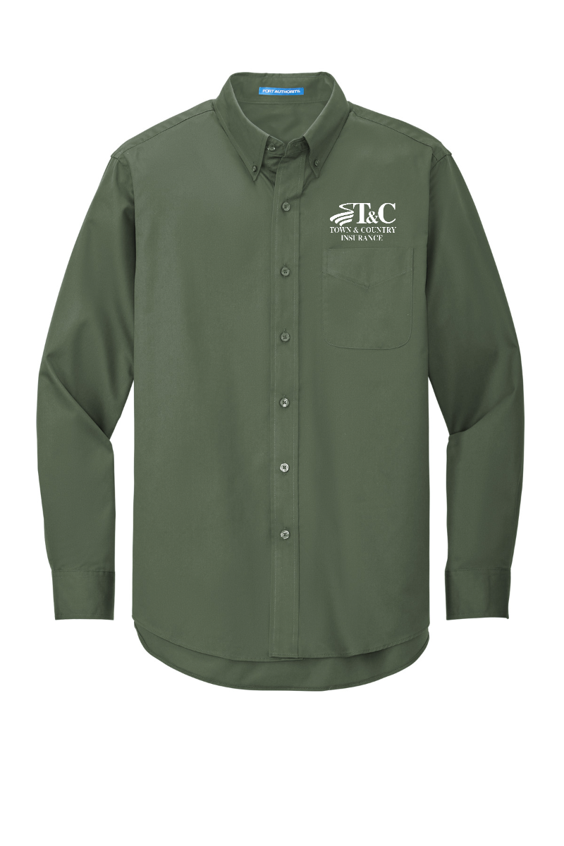 Extended Sizes - Port Authority Long Sleeve Easy Care Shirt - S608 - T&C
