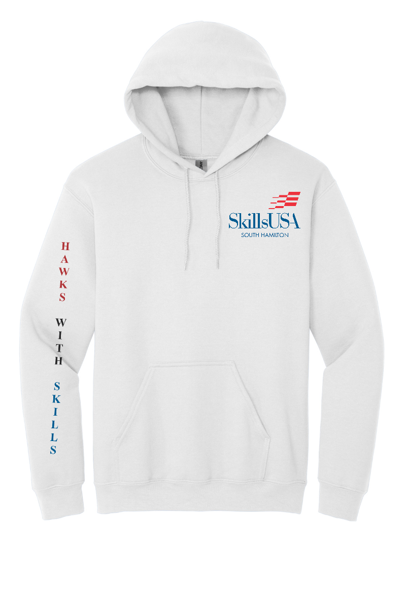 Gildan® Heavy Blend™ Hooded Sweatshirt - 18500 - Skills USA - DTF