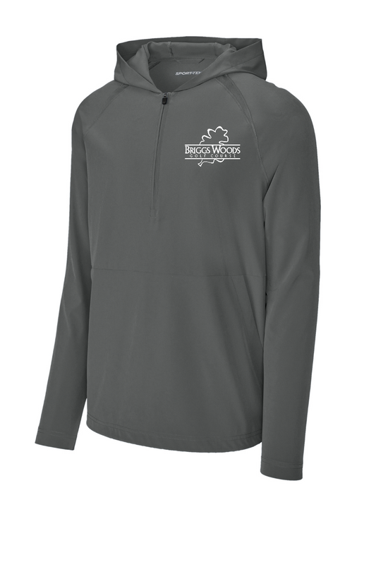 Sport-Tek® Repeat 1/2-Zip Long Sleeve Hooded Jacket - JST488